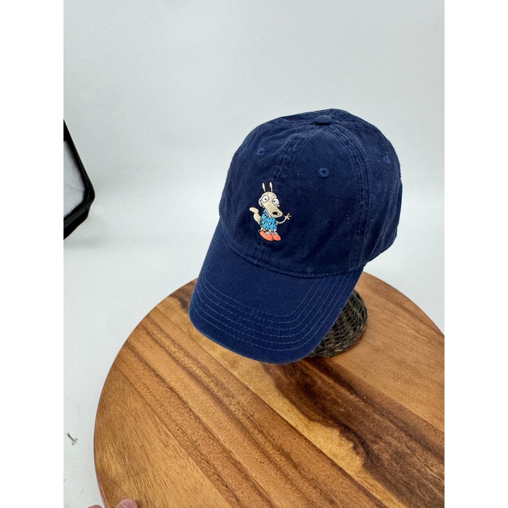Nickelodeon Rocko's Hat Cap Modern Life Embroidered Blue Dad Hat Cap 2017 Viacom - Picture 7 of 14